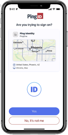 PingID authentication methods including push, biometrics, and FIDO2